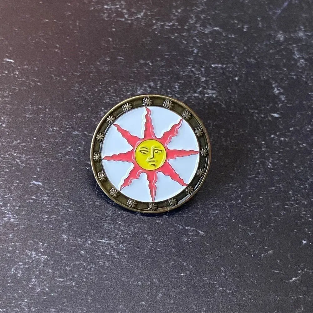 Salty Sun Enamel Pin/ Brooch